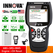 INNOVA 6100P OBD2 Scanner Bluetooth ABS SRS Engine Car Diagnostic Tool Vehicle Code Reader Automotive Auto Scan Tester