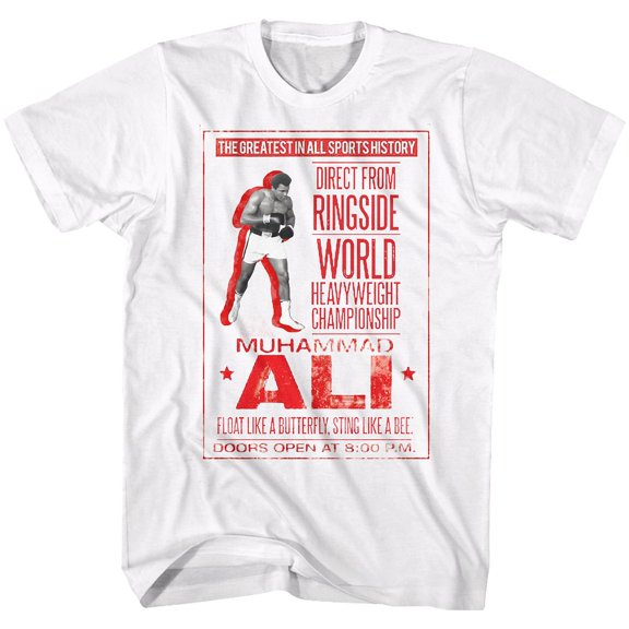Muhammad Ali Poster Natural Adult T-Shirt 5Xl