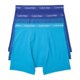 thumbnail image 1 of Calvin Klein - Calzoncillos tipo bóxer para hombre, elásticos, paquete de 3, azul, grande Calvin Klein Calzoncillos boxer, 1 of 2