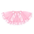 thumbnail image 5 of IBTOM CASTLE Toddler Girls Birthday Outfit Polka Dots Tops Tutu Skirt Mouse Ears Headband for Cake Smash Photo Shoot 3 Years Pink - Love Heart, 5 of 8