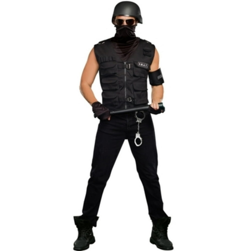 Mens Special Ops Costume 9444 by Dreamgirl Black - Walmart.com ...