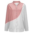thumbnail image 5 of Bovemsi Women's Floral Bomber Jacket 2025 Causal Zip Up Coats Long Sleeve Stand Collar Fall Jackets Lightweight Outerwear Tops Light Jackets, 5 of 7