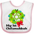 thumbnail image 3 of Inktastic My First Chrismukkah Boys or Girls Baby Bib, 3 of 4
