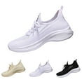 thumbnail image 2 of Fdrone Women Wide Width Shoes Comfortable Lightweight Walking Air Cushion Road Running Sneakers Workout Gym Athletic Tennis Shoes Mesh Orthopedic Sneakers, 2 of 8