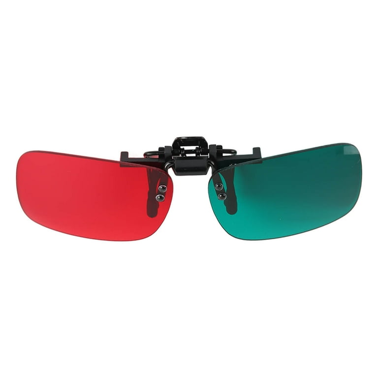 Liyjtk Clip On Sunglasses Flip Up Sunglasses Over Prescription Glasses Unisex Polarized Lens Mens Womens Eyeglass Frameless Rectangle Lens for Driving