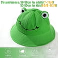 thumbnail image 3 of Sombrero de pescador de rana para adolescentes Primavera Verano Sombrero de algodón para el sol, Lindo sombrero de rana plegable para exteriores, Sombrero de pescador de ala ancha (Cúrcuma) Niño brillar Electrónica, 3 of 5