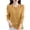 Yellow, variant on QIYAGBSA Cardigan Sweater for Women Round Neck Button Front Long Sleeve Stretch Knit Lightweight for Office and Daily Wear (Black 2XL)