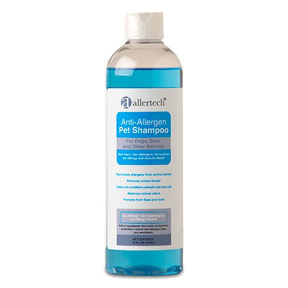 AllerTech AntiAllergen Pet Shampoo 16oz Bottle