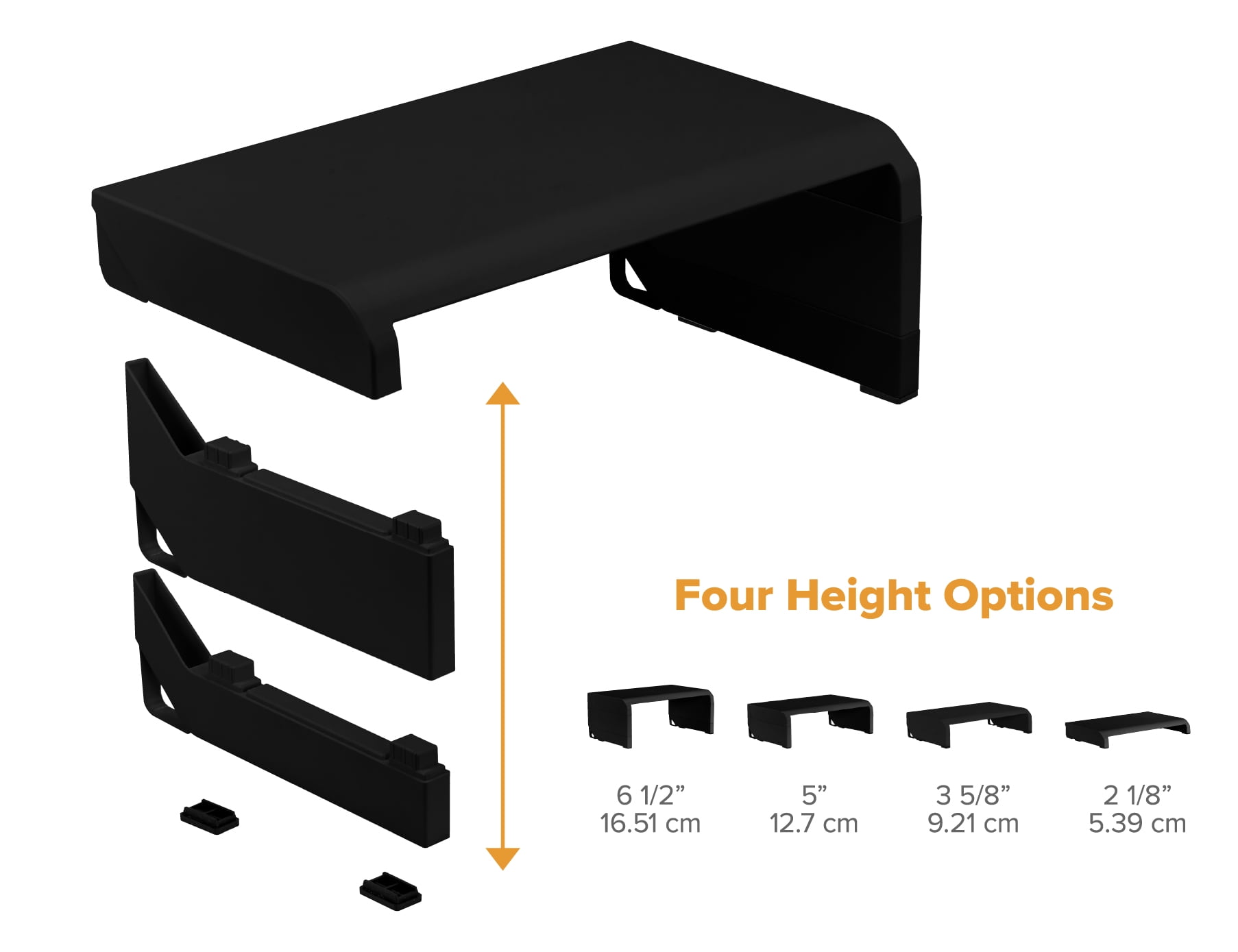 Bostitch® Office Monitor Stand, Black