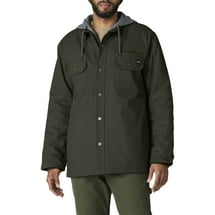 Genuine Dickies Men's Canvas Hooded Heavyweight Workwear Shirt Jacket