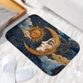 thumbnail image 6 of 1pc Sun and Moon Absorbent Non-Slip Bathroom Thickened Flannel Rug Decor,Soft,Quick Drying,Suitable For Indoor/outdoor Use,Bathrooms,Bedrooms,Kitchens,Terrace,Laundry Rooms,16"x24", 6 of 9