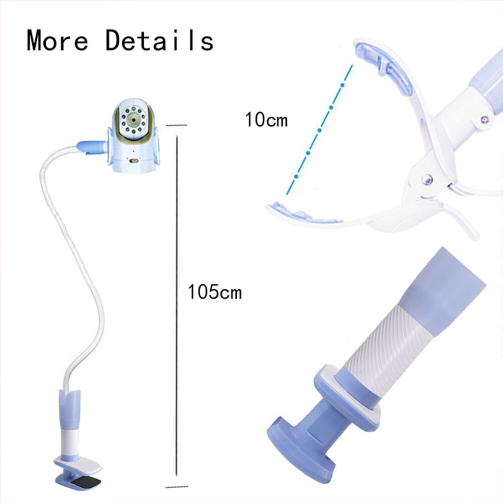 Baby Monitor Holder Mount Long Arm Baby Monitors Holder 360 Degree Rotation