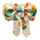thumbnail image 4 of Cinturón de lazo para kimono japonés, portátil, cómodo y elegante para mujer, accesorio para bata yukata Blanco Verde Naranja, 4 of 9