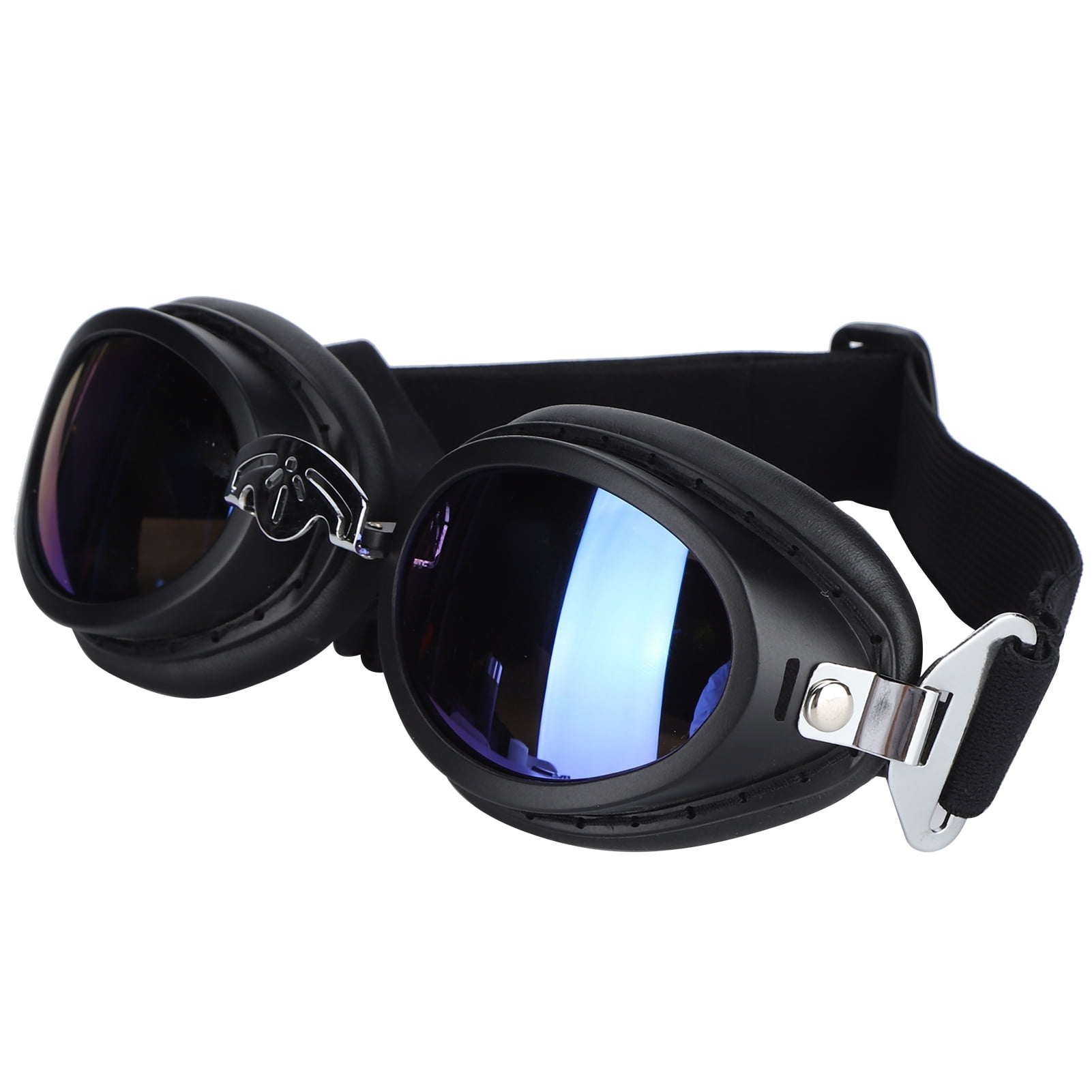 yet Functional Design -Total Protection Wind Water and Debris S--4 inch,  Black Pet Dog Glasses Multi-Size Color Stylish Waterproof Anti-Ultraviolet  Sunglasses-Fashionable Protection Goggles for Small and Medium Doggie Puppy  Fun Dogs Apparel