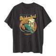 thumbnail image 4 of Tops Para Mujer Elegantes Blusas Casuales Camisas Vintage Divertido Oktoberfest Patrón de Impresión Mangas Caídas Blusa de Manga Corta Odeerbi  ODB154931, 4 of 9