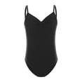 thumbnail image 2 of Hansber Gymnastics Leotards for Girls Sleeveless Camisole Leotard Ballet Dance Practice Ballerina Outfit Black 120, 2 of 6