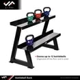 thumbnail image 4 of JFIT Kettlebell Rack, Hevy Duty Steel, Black, 4 of 6