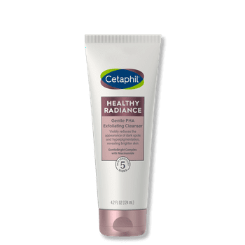 Face Wash by Cetaphil, y Radiance Gentle Exfoliating , Brightens and Visibly Reduces Dark Spots and Hyperpigmentation, Designed for Sensitive Skin, Hypoenic, Fragrance Free, 4.2oz