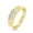 Yellow Gold, variant on 3 Stone Men's Ring Lab Created Moissanite Wedding Band Ring In 10K Solid White Gold Jewelry Gift For Him Her (0.25 Cttw) Ring Size -10