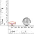 thumbnail image 3 of Gem Stone King 10K Rose Gold Pink Simulated Opal and Diamond Engagement Ring for Women (0.70 Cttw, Available in Size 5, 6, 7, 8, 9), 3 of 4