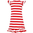 thumbnail image 2 of Unique Baby Girls Back to School Apple Shirt Dress (3T/S, Red), 2 of 2