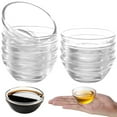 thumbnail image 1 of 10 Pcs Mini Glass Bowls, 1.35 oz Small Meal Prep Bowls, Clear Ingredient Bowls, Round Sauce Dipping Containers, Stackable Pinch Bowls for Snacks, Ice Cream, Nuts, 1 of 5