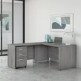 thumbnail image 7 of Studio C 60W L Shaped Desk with Mobile File Cabinet in Gray - Engineered Wood, 7 of 7