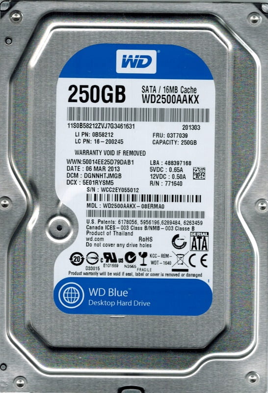 Western Digital WD20PURX-64P6ZY0 2TB DCM: HHNNHT2MHB - Walmart.com