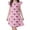 Pink-I, variant on LRen Girls Halloween Dress, Kids Ghost Pumpkin Print Holiday Clothes, Soft Flutter Sleeve Halloween Dress for Kids Girls