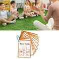 thumbnail image 2 of Toddler Study Card Educational English Vocabulary Flashcards 11x8cm for Kindergarten Preschool Classroom Teaching Aid, 2 of 8