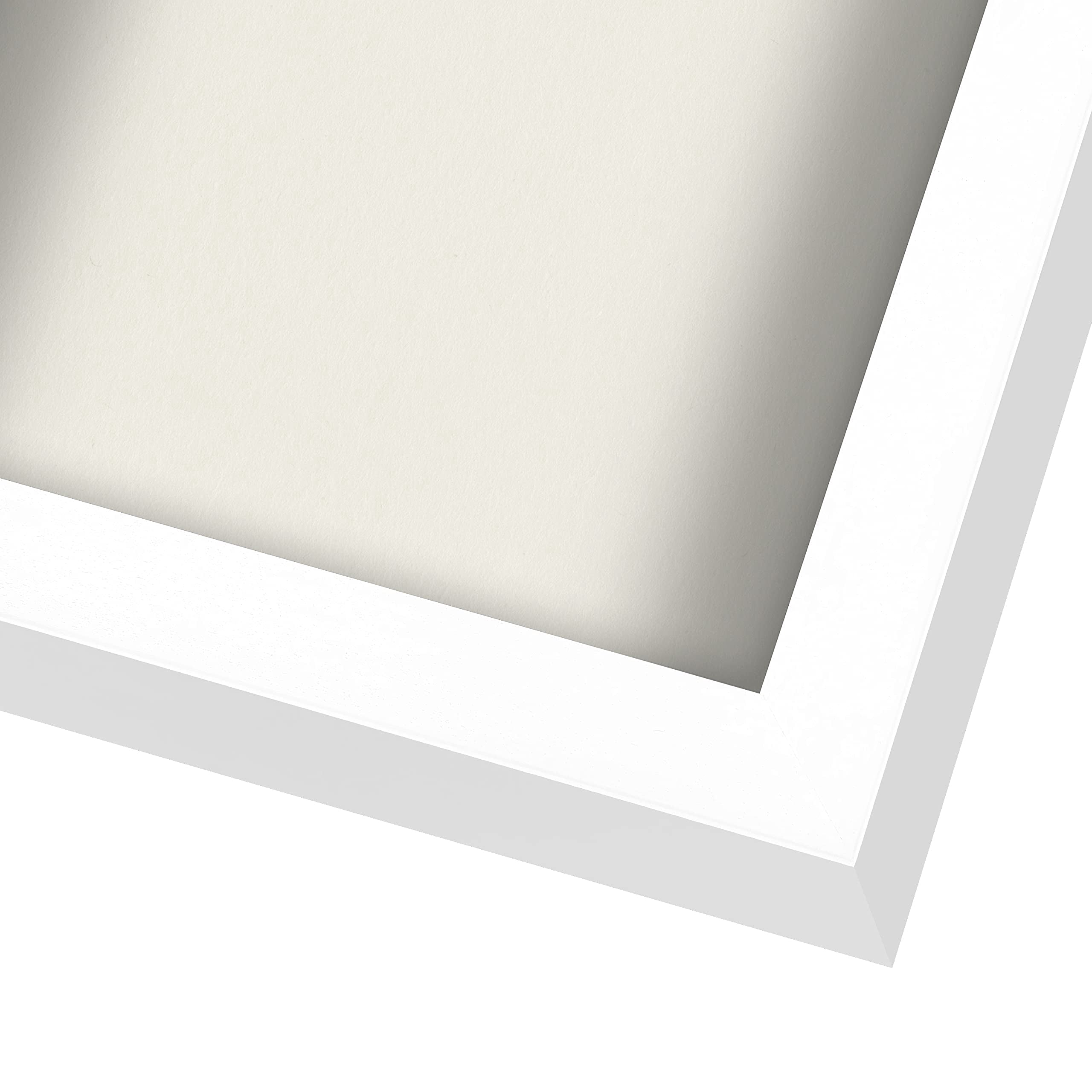 Americanflat 11x14 Shadow Box Frame, White