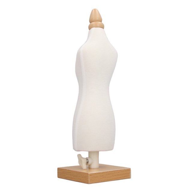 Forma De Vestido Femenino De 12,2 Pulgadas De Alto, Construida Con Lona, acero Inoxidable, ABS, , 31x9,5 Cm, Base De Resistente, Adecuada Para Coser Y Hacer Patrones,