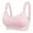 Pink, variant on Nursing Bra Women's Bra Wireless Maternity Seamless Front Buckle Breastfeeding Bra with Pads(Black,XXL)