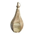 thumbnail image 2 of QSTDGVPW Decorative Candle Holder Hanging Candle Lantern for Party Dining Room Mantel White, 2 of 9