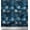 Dark Teal Blue, variant on Soimoi Cotton Duck Fabric Dot & Chestnut Leaves Print Sewing Fabric Yard 42 Inch Wide