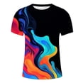 thumbnail image 5 of Zylanna Men's Short Sleeve T-Shirts, Summer Lightweight Crew Neck Fashion Print Daily leisure Tops for Men Multicolor Size XL, 5 of 5