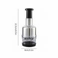 thumbnail image 2 of MKHSQHDG Today's Deals Food Chopper Manual Hand Chopper Dicer Slap Press Chopper Mincer for Vegetables Onions Garlic, 2 of 2