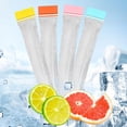thumbnail image 3 of Ice Pop Bags 50 PCS – Disposable Popsicle Bags with Zipper Seal, BPA-Free Freezer Tubes for Homemade Yogurt Sticks, Juice Pops, Fruit Smoothies, 3 of 8