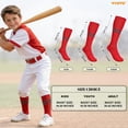 thumbnail image 6 of WHIPPY Baseball Socks and Belt for Youth Adult Softball Socks and Elastic Belt, 6 of 7