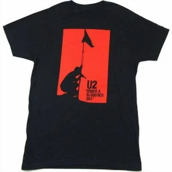 U2 T-Shirt - Blood Red Sky, graphic t-shirt, gift for rock fan