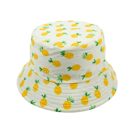 

Edvintorg Toddler Kids Summer Accessories Fisherman S Hat Cartoon Fruit Pattern Outdoor Children Uv-Proof Sun Beach Cap Casquette Enfant