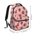 thumbnail image 2 of Fotbe Strawberries Pattern Casual Backpack for School, Travel, and Outdoor Activities - Durable, Lightweight, and Comfortable, 2 of 5