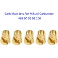 thumbnail image 4 of Main Jet Kit,10Pcs Carburetor Main Jet Kit Steel for Mikuni VM22/24/26/30 125cc 150cc 200cc 250cc Engine Dirt Pit, 4 of 5