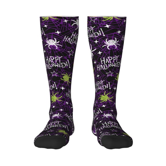 Naloa Halloween Thigh High Socks Extra Long Stretchy Sock Women Over Knee High Opaque Stocking Daily Wear