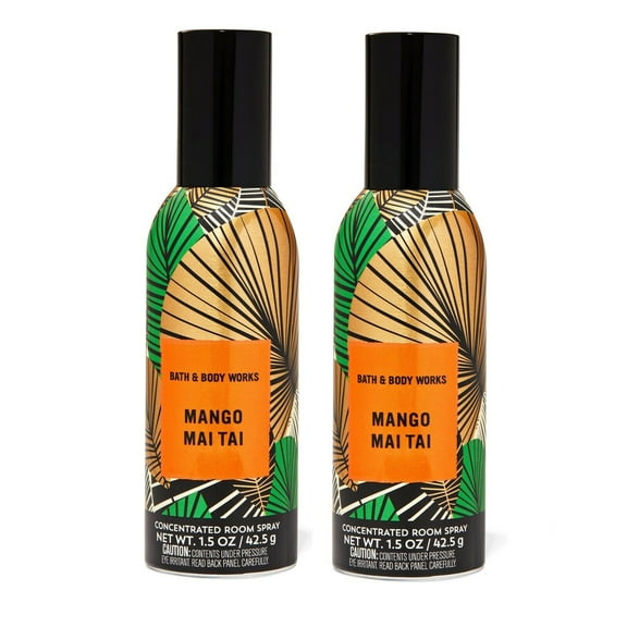 Bath and Body Works 2 Pack Mango Mai Tai Concentrated Room Spray 1.5 oz