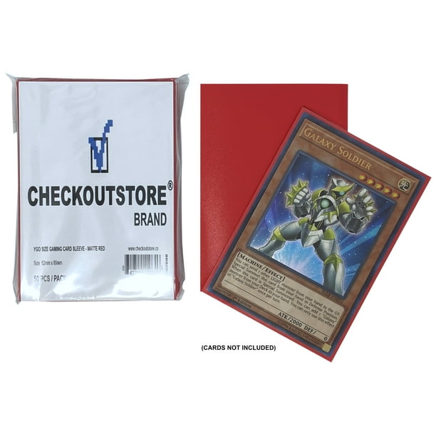 1000 CheckOutStore? Matte Red Protective Sleeves YuGiOh Cardfight