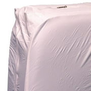 PCP Waterproof Mattress Cover, White, Hospital Size, Zipper Style