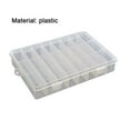 thumbnail image 4 of Clear 10/15/24 Grids Jewelry Storage Box Pills Organizer Holder Case Container, 4 of 8