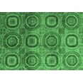 thumbnail image 1 of Ahgly Company Indoor Rectangle Abstract Emerald Green Modern Area Rugs, 6' x 9', 1 of 4