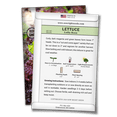 thumbnail image 2 of Sow Right Seeds Lettuce Seeds Collection Plant Seeds 7 Pack, Non-GMO, 2 of 2